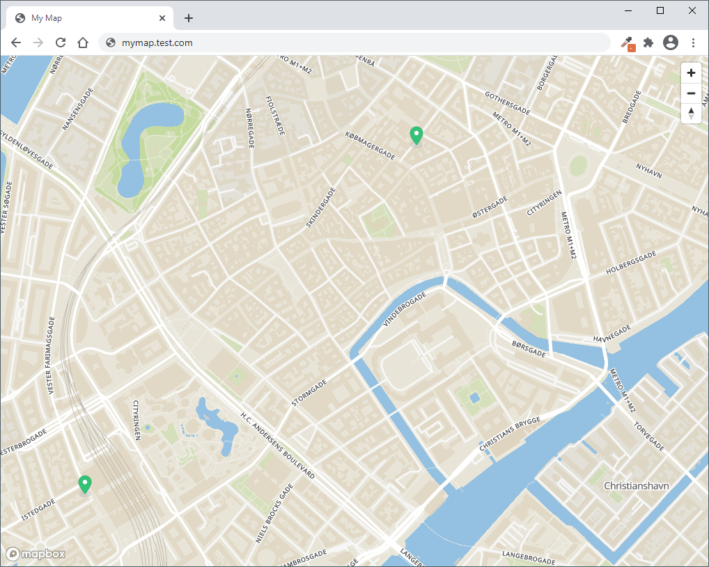 Example: Connect to an OSM Vector Server