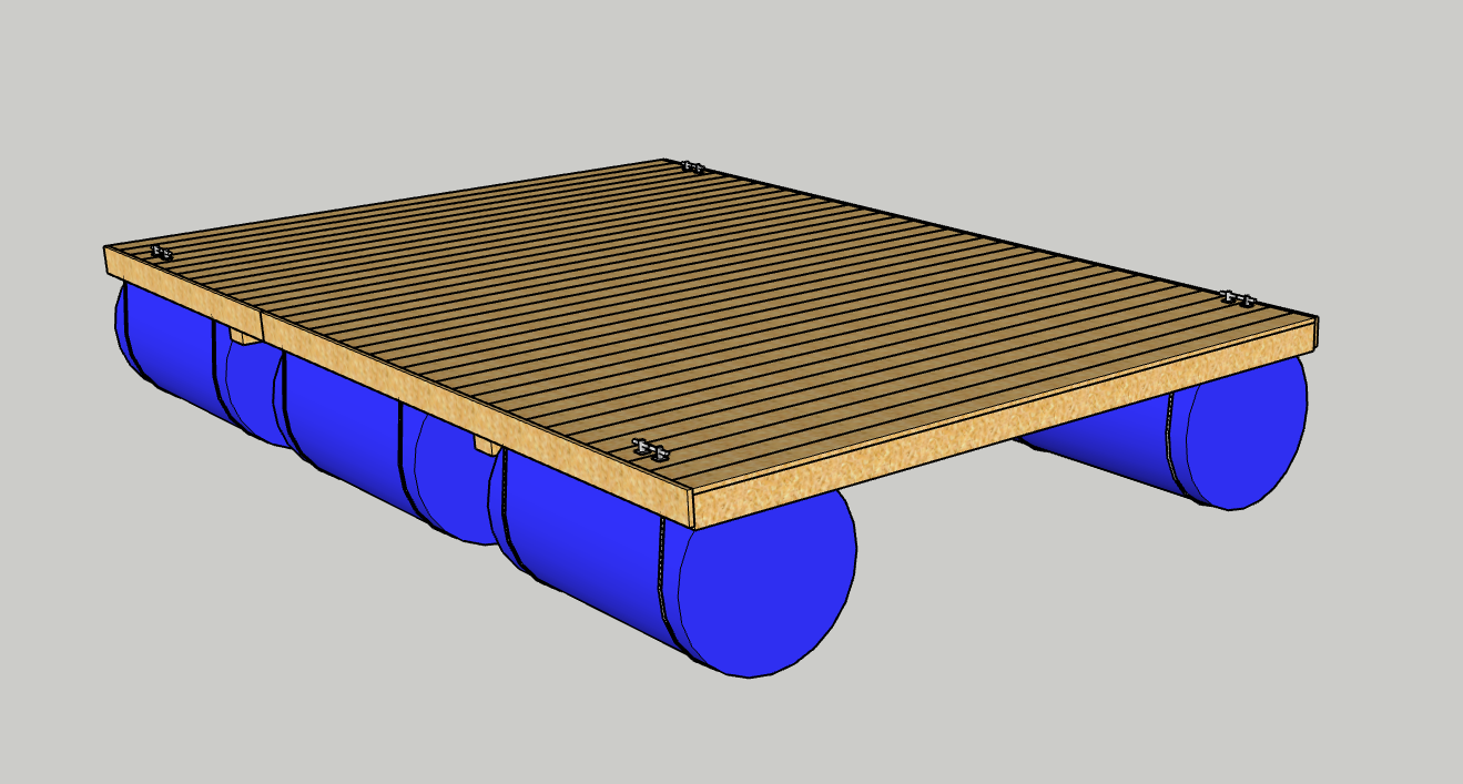 How to build a barrel raft? ⛵
